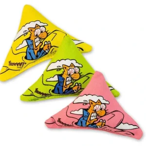 Yeowww! Purrr!-Muda Triangle Catnip Toy from Ducky World - Pet Home | The Perfect Pet Supplies Shopping Experience