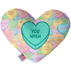 You Wish Heart Dog Toy: Plush / 6" / Heart - Pet Home | The Perfect Pet Supplies Shopping Experience