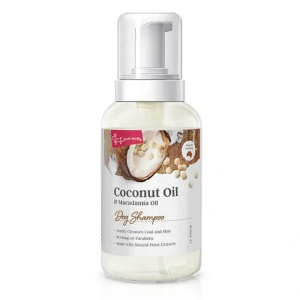 Yours Droolly Coconut and Macadamia Oil Dog Shampoo 300ml - Pet Home | The Perfect Pet Supplies Shopping Experience