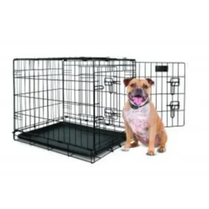 Yours Droolly Double Door Dog Crate 30" Medium - Pet Home | The Perfect Pet Supplies Shopping Experience