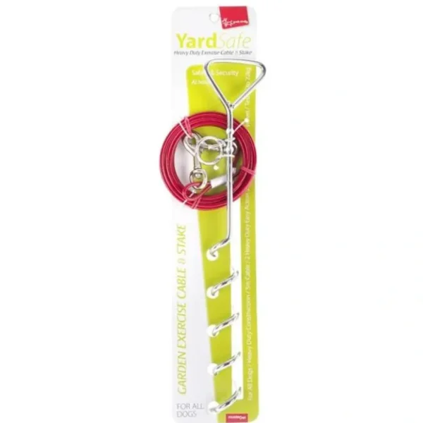 Yours Droolly Tie Out Cable & Stake 5m - Pet Home | The Perfect Pet Supplies Shopping Experience