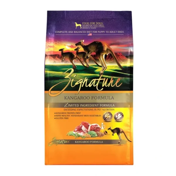 Zignature Limited Ingredient Kangaroo Formula Dog Food 4 Lbs - Pet Home | The Perfect Pet Supplies Shopping Experience