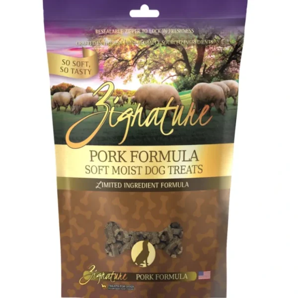 Zignature Soft Moist Dog Treats Pork Formula (4-oz) - Pet Home | The Perfect Pet Supplies Shopping Experience