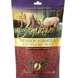 Zignature Soft Moist Dog Treats Venison Formula (4-oz) - Pet Home | The Perfect Pet Supplies Shopping Experience