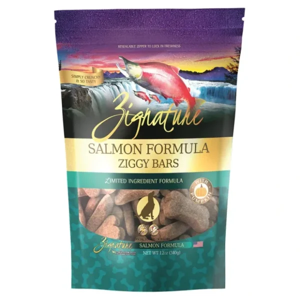 Zignature, Ziggy Bars - Limited Ingredient - Grain Free - Salmon - 340 g - Pet Home | The Perfect Pet Supplies Shopping Experience
