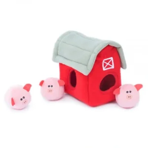 Zippy Burrow Pig Barn with Bubble Babiez 17.5x12.5x17.5cm - Pet Home | The Perfect Pet Supplies Shopping Experience