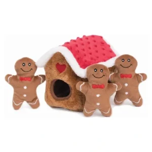Zippypaws Holiday Zippy Burrow Gingerbread House 17X14Cm - Pet Home | The Perfect Pet Supplies Shopping Experience