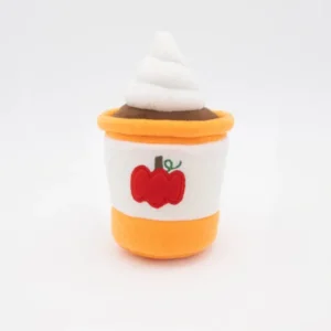 ZippyPaws NomNomz - Pumpkin Spice Latte Dog Toy (8 x 4.5 x 4.5 in) - Pet Home | The Perfect Pet Supplies Shopping Experience