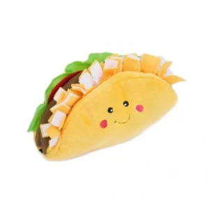 ZippyPaws NomNomz Plush Taco Dog Toy - Pet Home | The Perfect Pet Supplies Shopping Experience