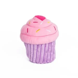 ZippyPaws Pink Cupcake Plush Dog Toy - Pet Home | The Perfect Pet Supplies Shopping Experience