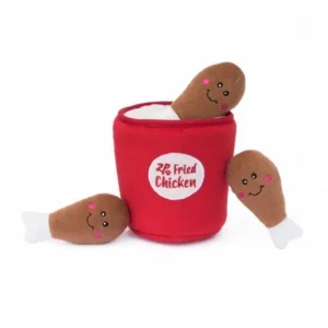 ZippyPaws Zippy Burrow Chicken Bucket Hide &Seek Puzzle Dog Toy - Pet Home | The Perfect Pet Supplies Shopping Experience