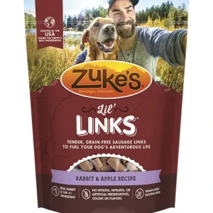Zukes Lil' Links Grain Free Rabbit and Apple Recipe for Dogs - Pet Home | The Perfect Pet Supplies Shopping Experience